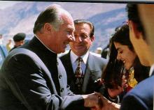 THE AGA KHAN VISITS THE RECENTLY RESTORED BALTIT FORT IN THE HIMALAYAS -  1996-10-01