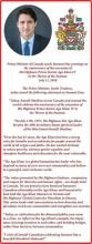 Prime Minister of Canada sends Imamat Day greetings   2018-07-11